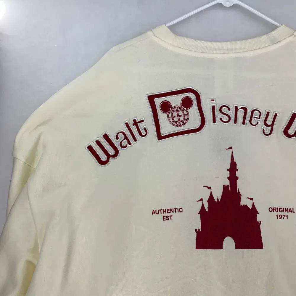 Walt Disney World Cinderella Castle Women's Cream Pullover Size 2XL - Picture 7 of 15